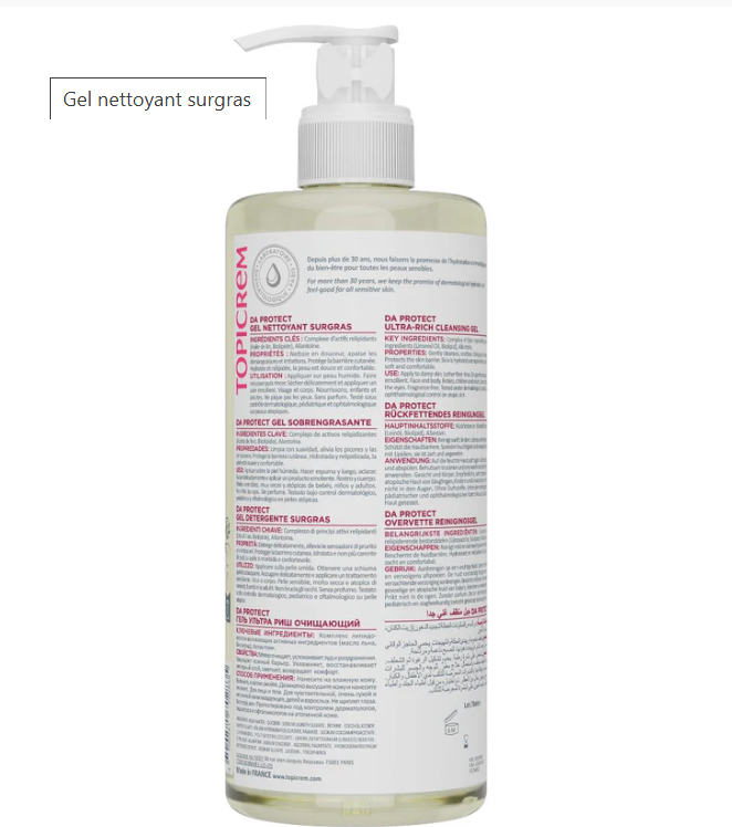 DA PROTECT Gel nettoyant surgras