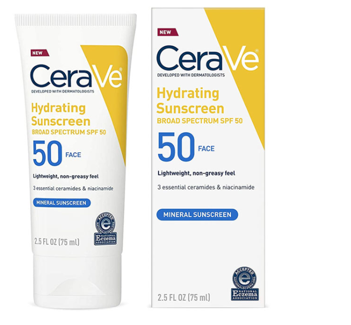 CERAVE Écran Solaire Minéral Léger SPF50