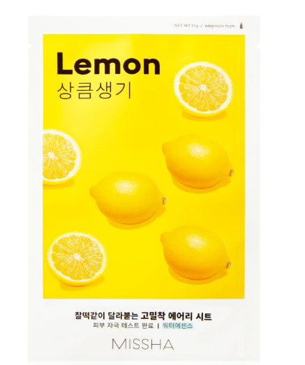 Airy Fit Lemon masque tissu brillance et vitalité