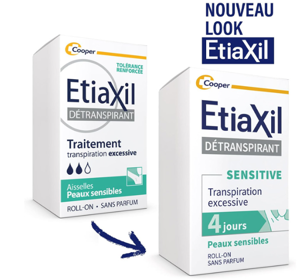 ETIAXIL Détranspirant Sensitive Transpiration Excessive des Peaux Sensibles