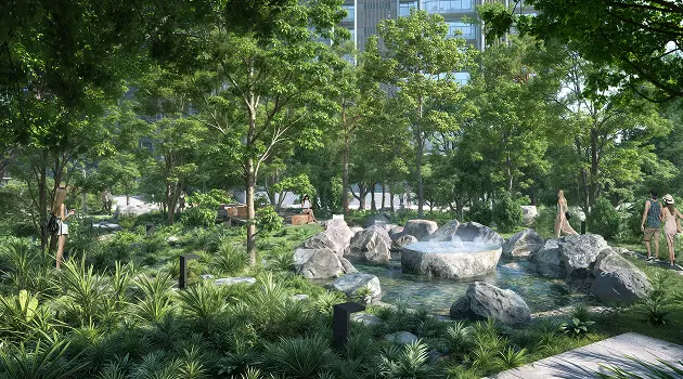 Source fountain (artist’s impression)