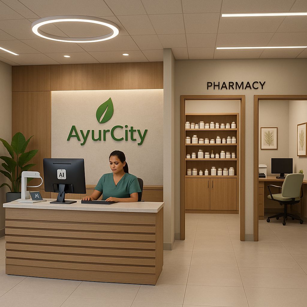Modern Ayurvedic Clinic Interior