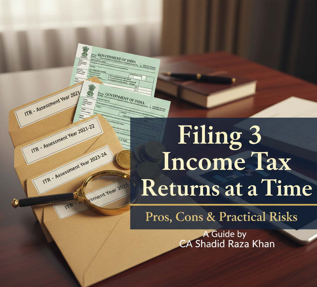 Filing 3 Income Tax Returns at a Time: Pros, Cons & Practical Risks