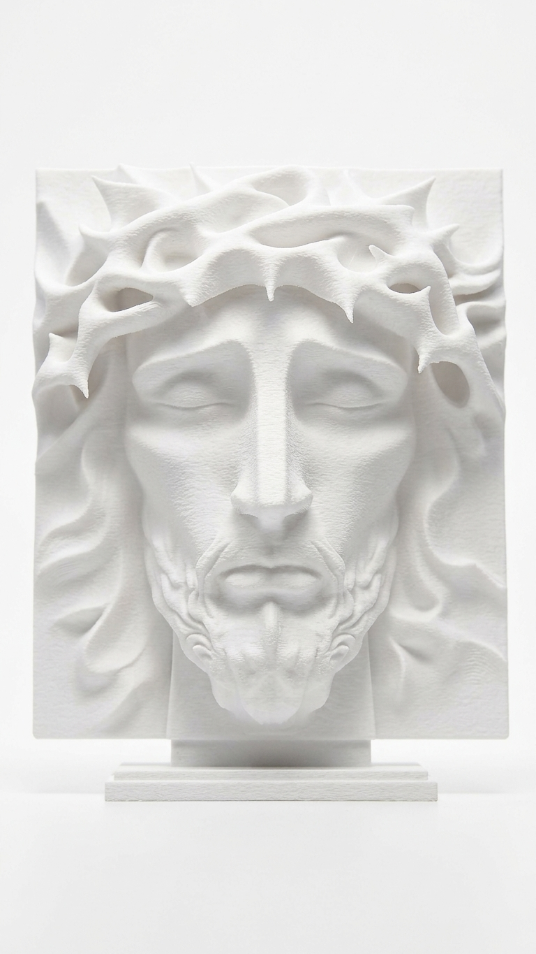 Estatueta Alívio de Jesus 15cm — Presente Católico para Altar