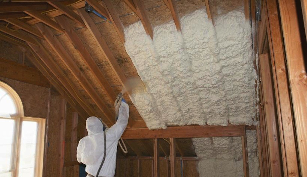 Spray Foam Insulation Installation