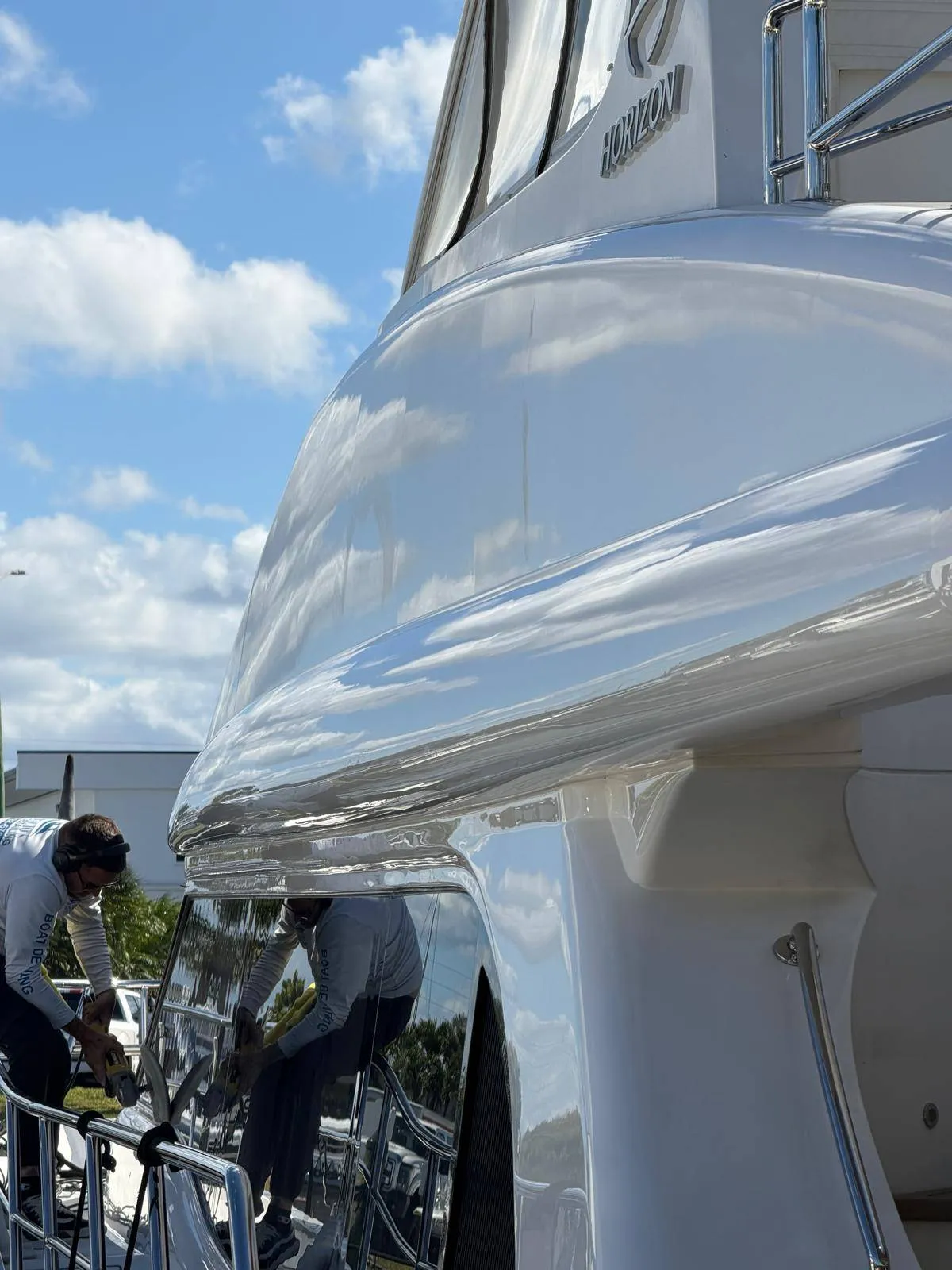 Waxing and Polishing