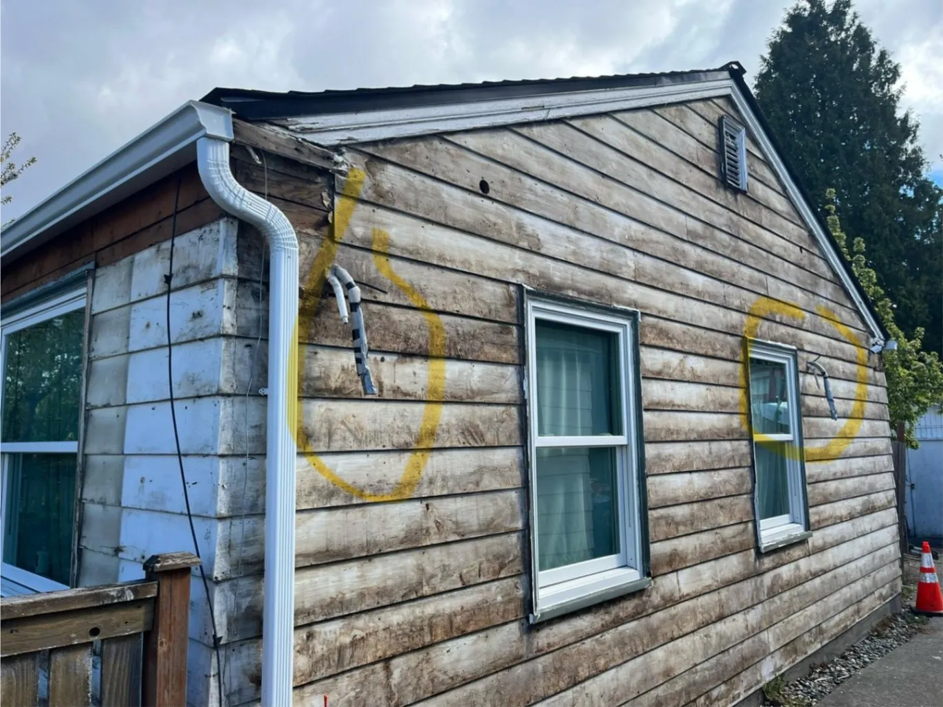 Replace old siding