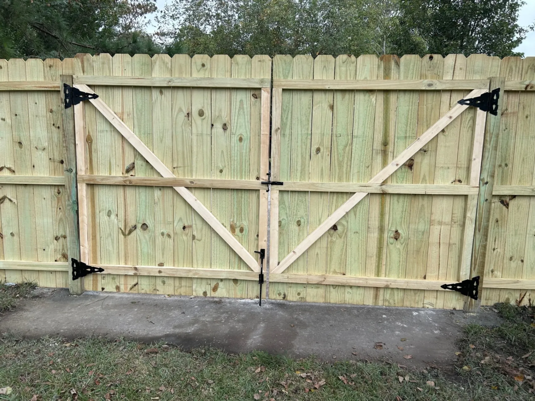 Wood Fence Installation
