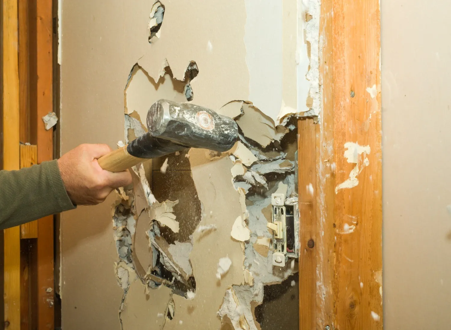 Demolition drywall