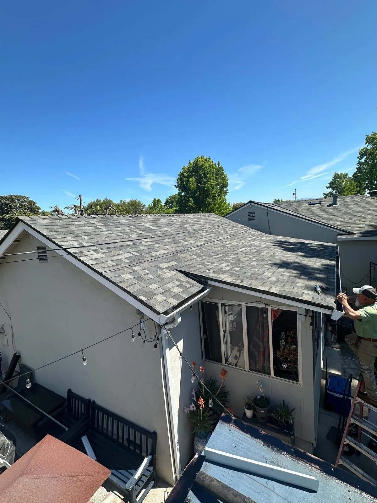 Low slope roof