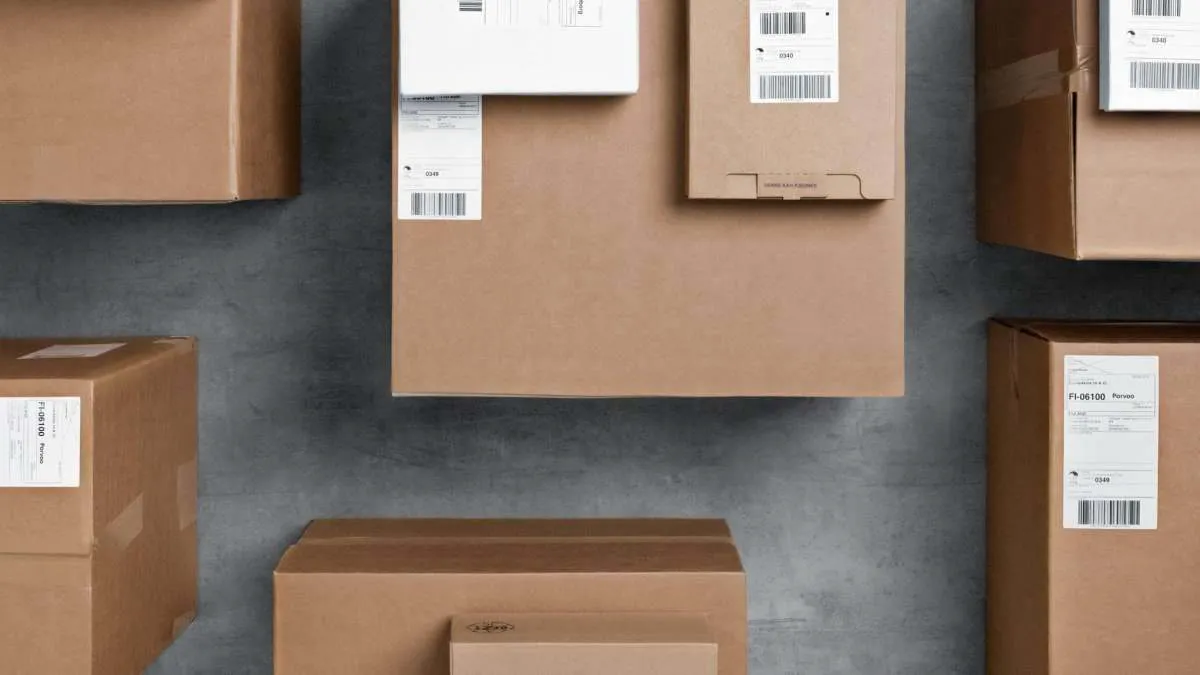 We ship parcels.