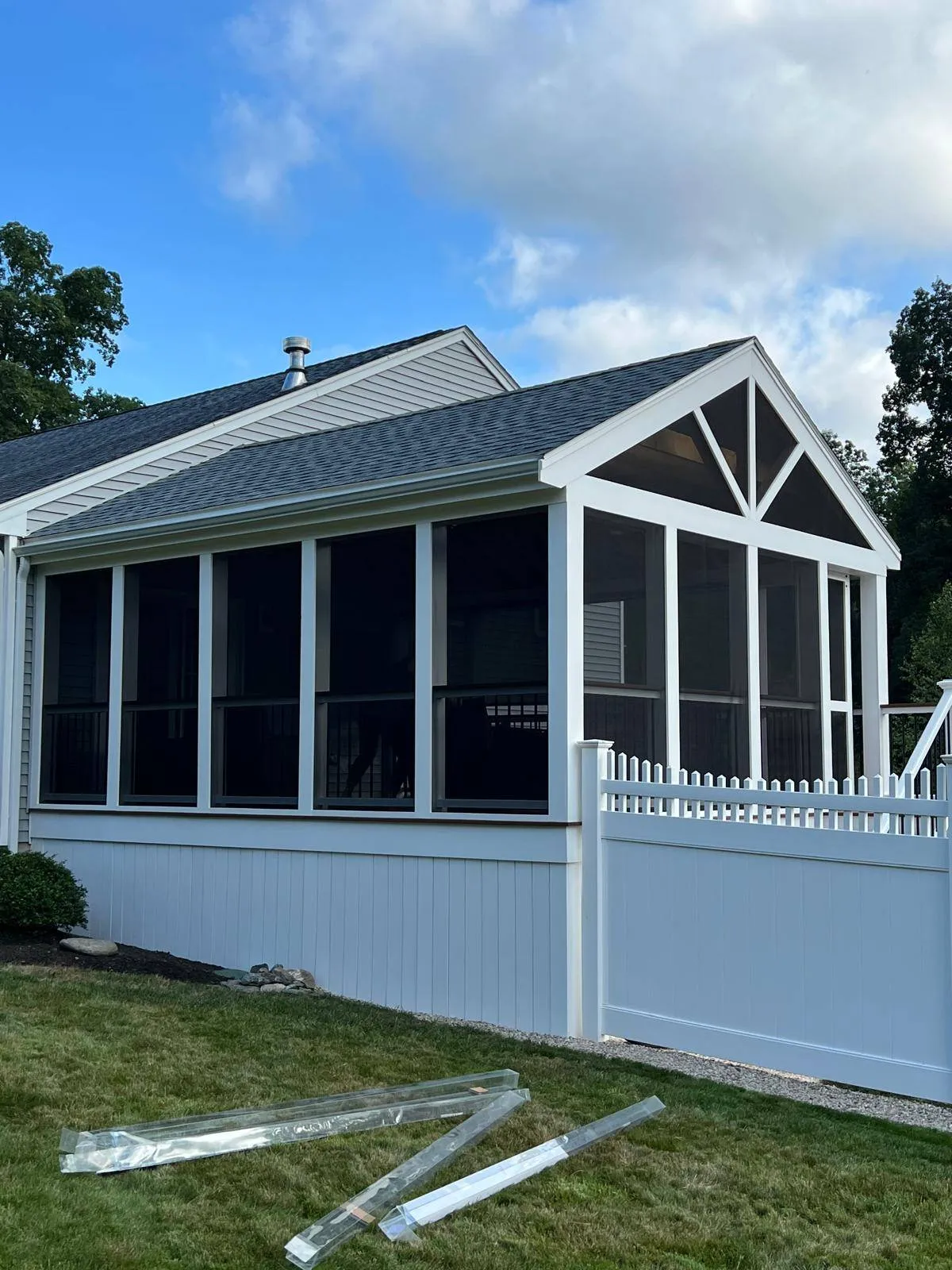 Enclosed Screen porch