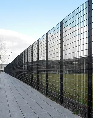 Security wire mesh fencing