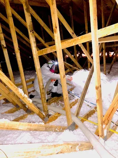 Cellulose Insulation Installation