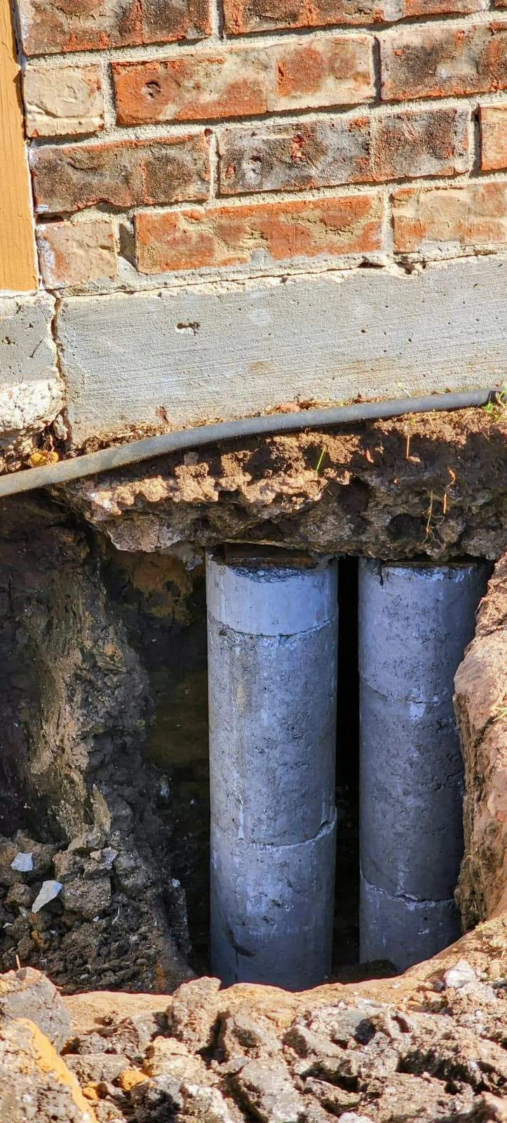 Double Concrete Pressed Piers
