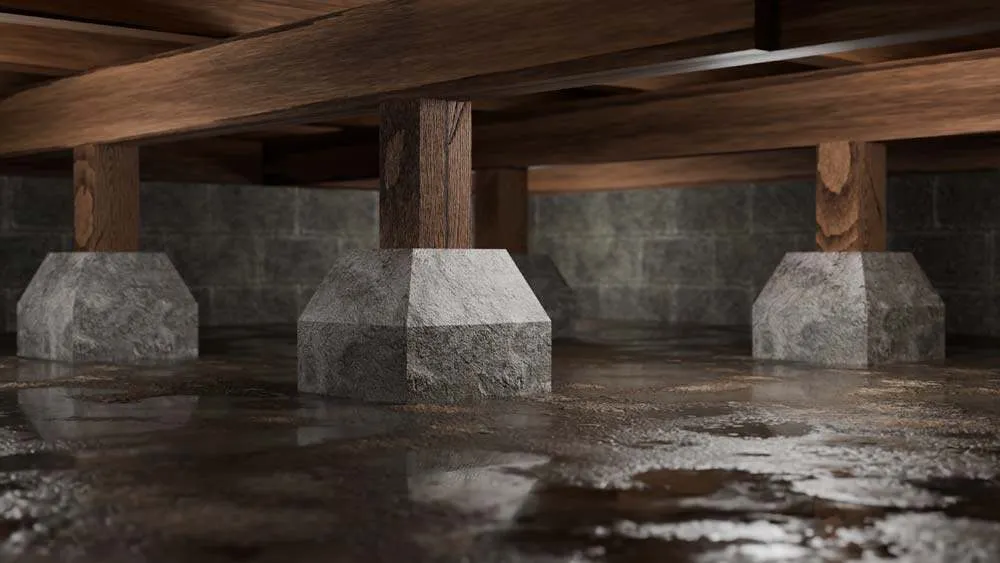 Double Concrete Pressed Piers