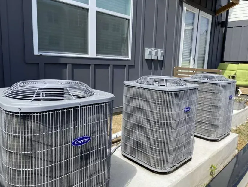 Car back view on road