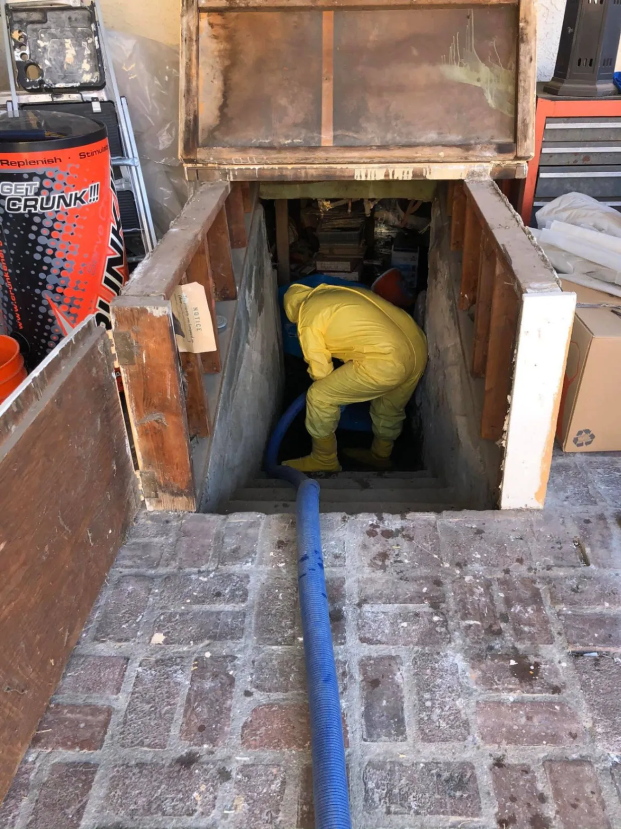 Water pump out/extraction