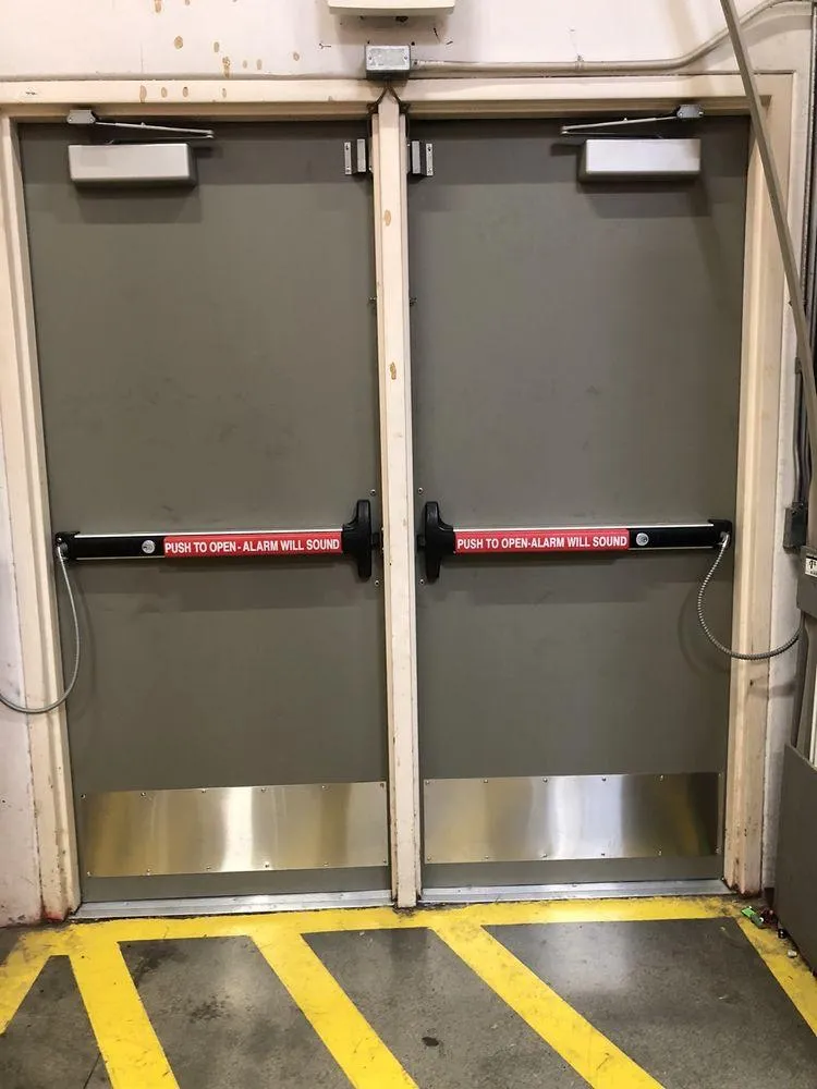 Installation of Doors of Commercial Building