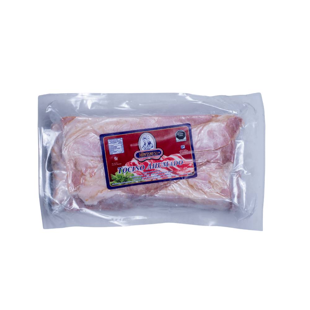 Tocino Ahumado Rebanado Montañesa 1 kg