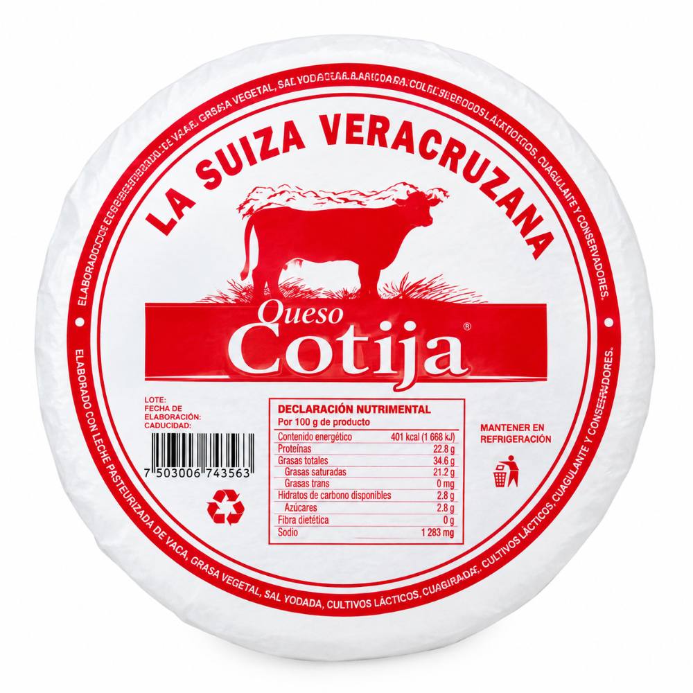 Queso Cotija Suiza Veracruzana