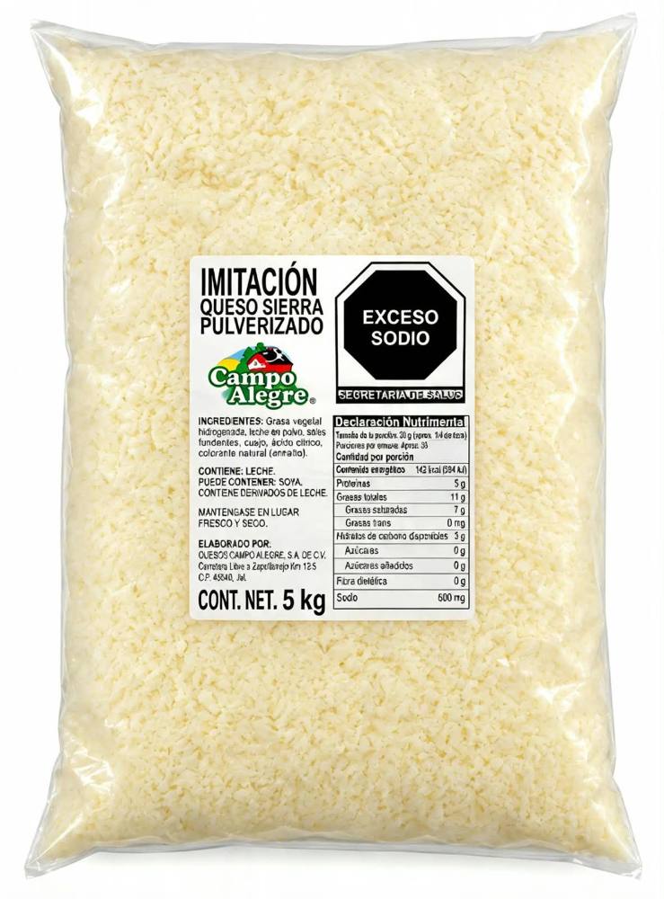 IMITACION QUESO PULVERIZADO 5 KG V