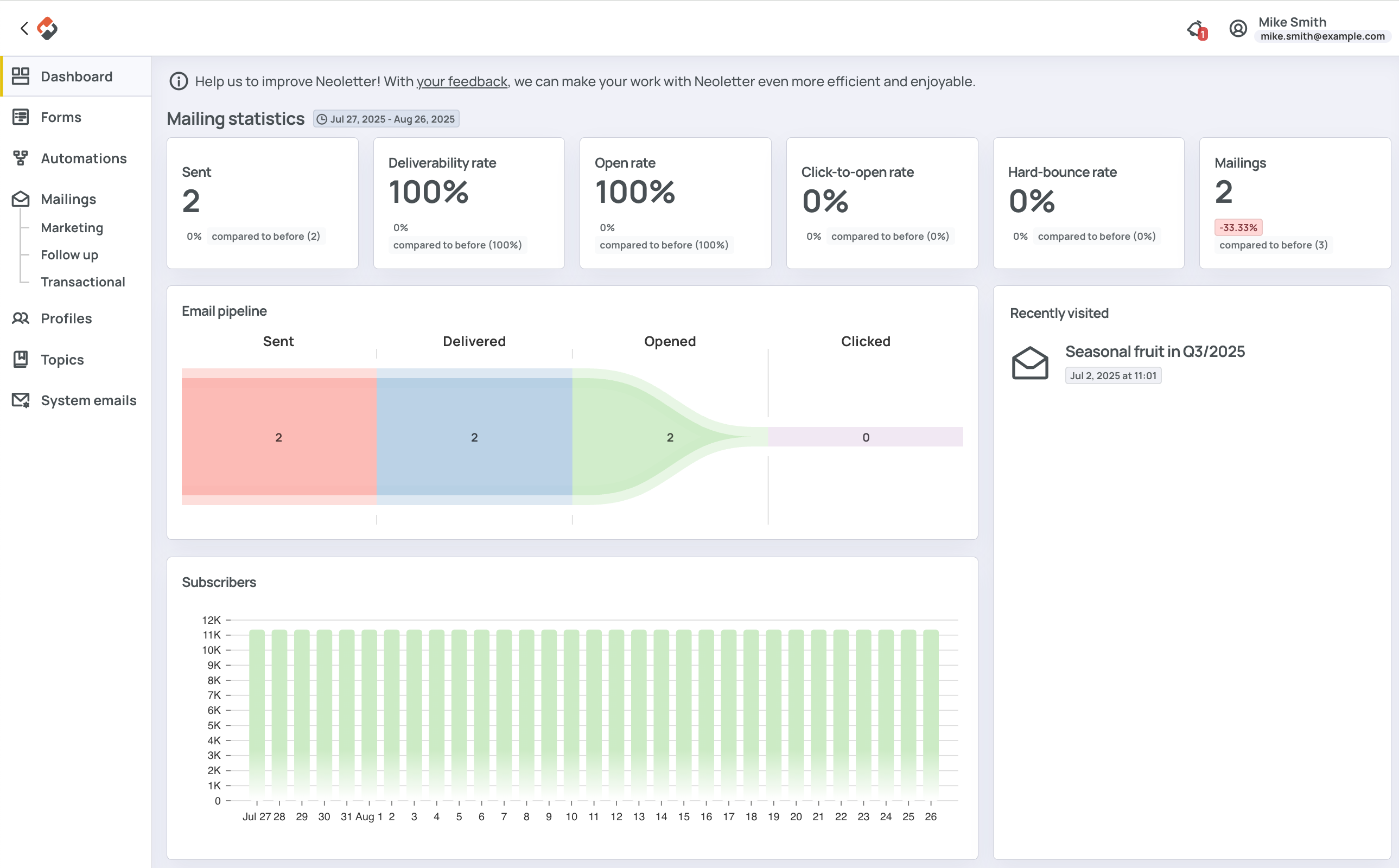 JustRelate Marketing Automation  Screenshot 1