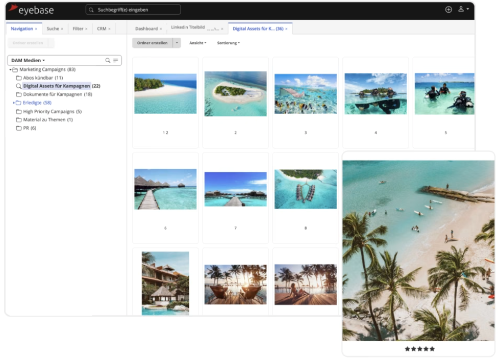 eyebase mediasuite Screenshot 1