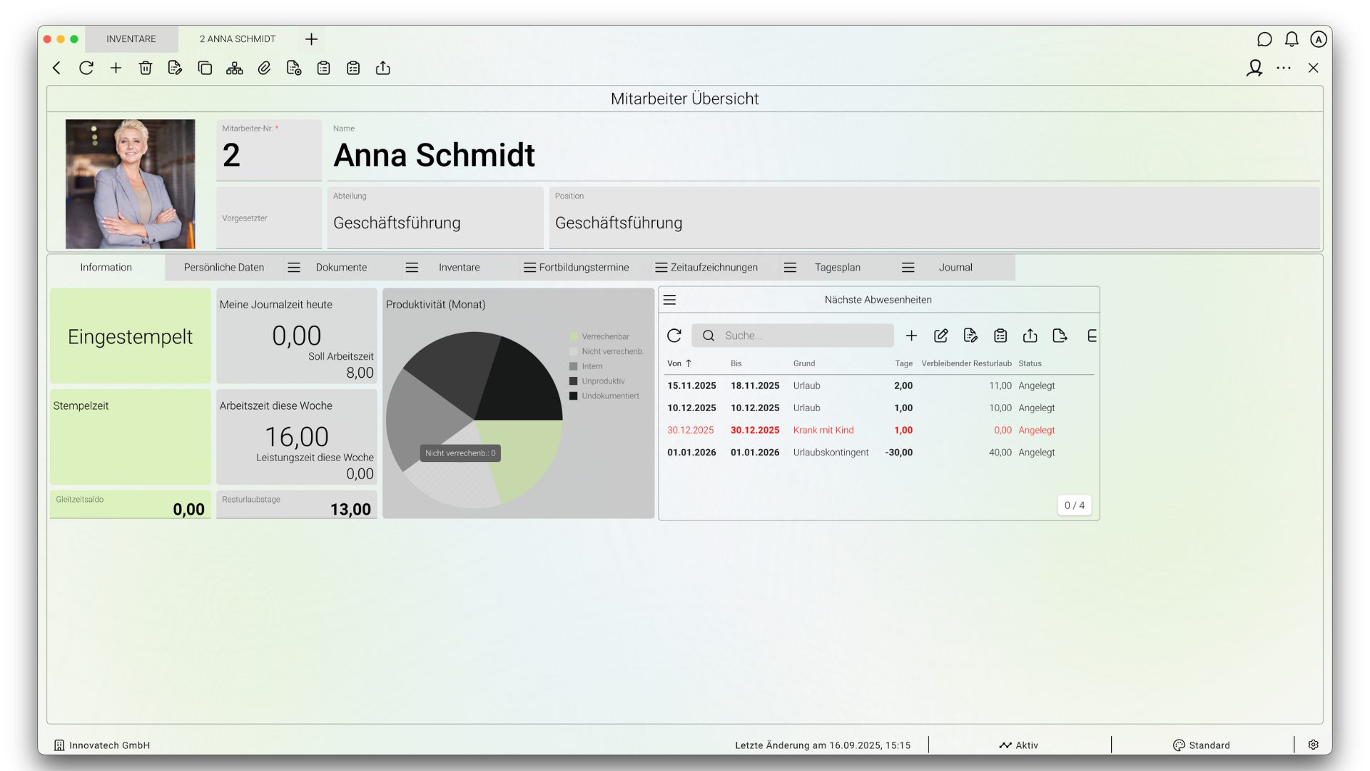 Munixo ERP System Screenshot 1