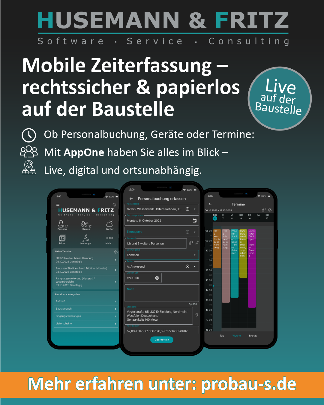 Pro-Bau/S® AddOne & Bau AppOne Screenshot 2