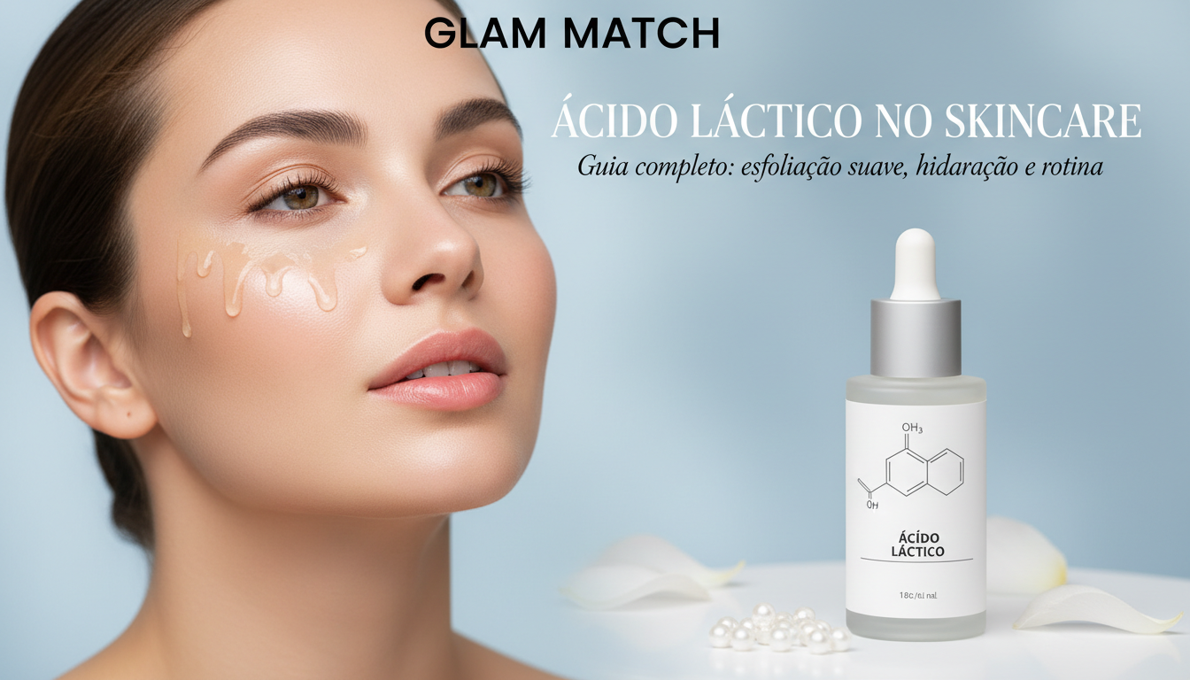 Ácido láctico no skincare: para que serve e como usar na rotina