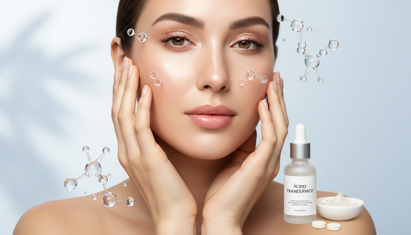 Ácido tranexâmico no skincare: para que serve e como usar na rotina