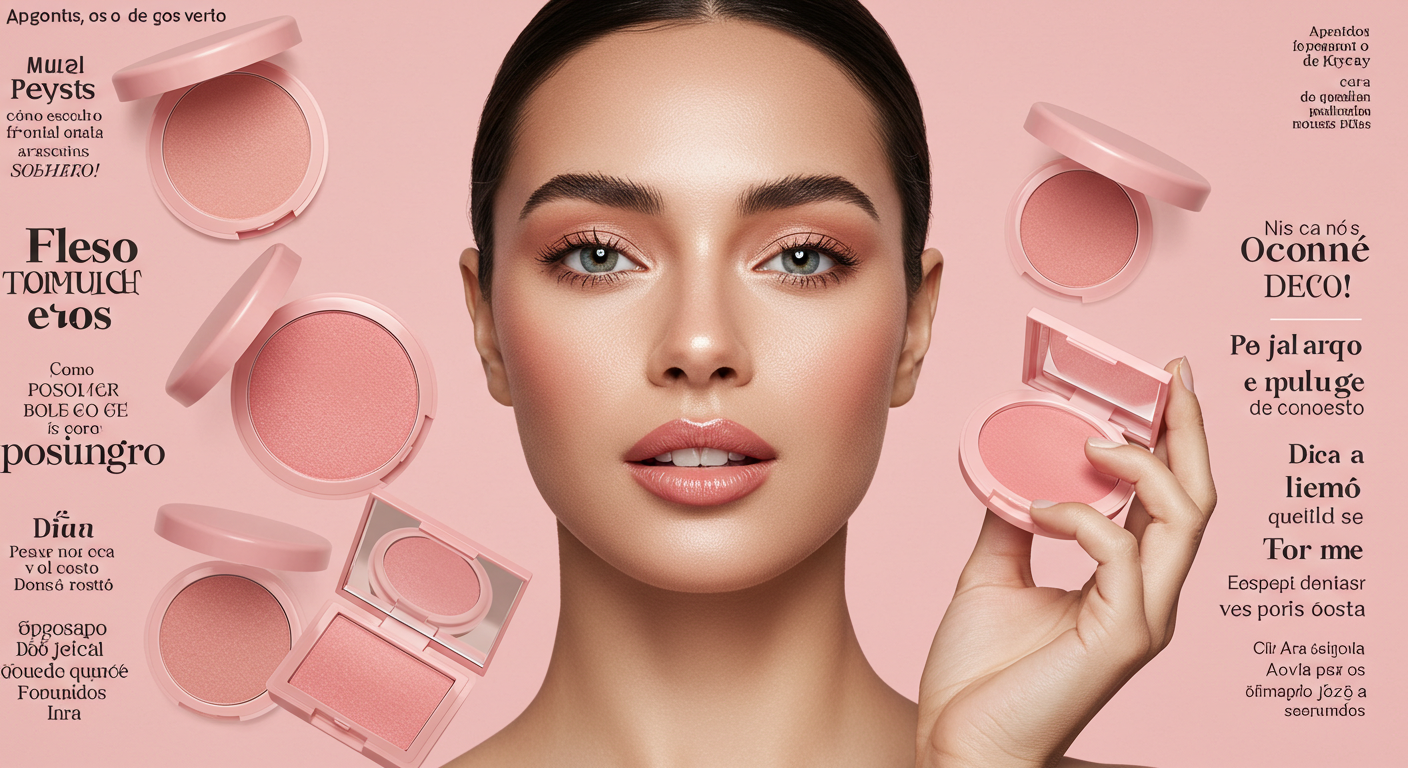 Blush: como escolher a cor e aplicar em cada formato de rosto