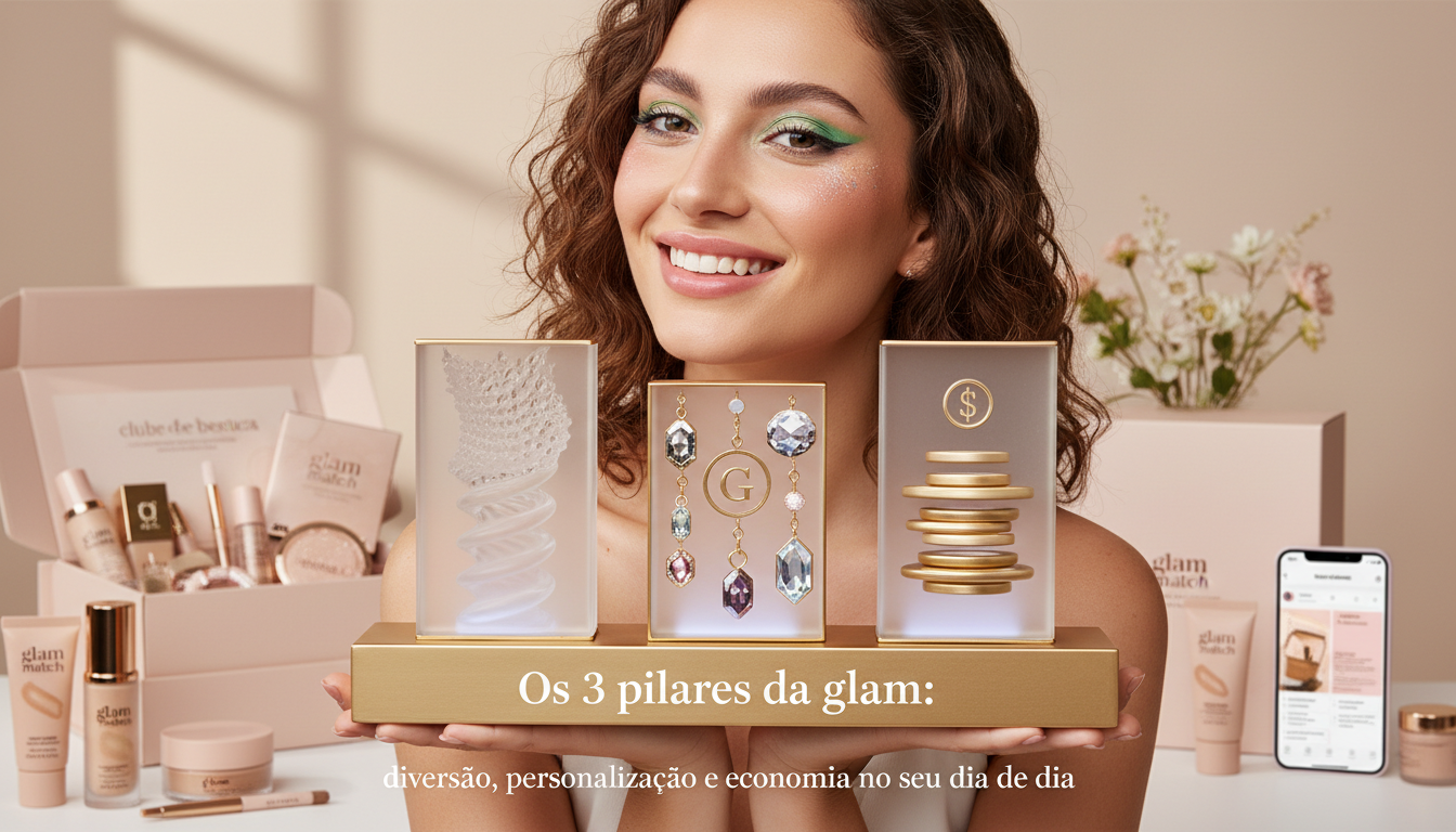 Os 3 pilares da glam: diversão, personalização e economia no seu dia a dia