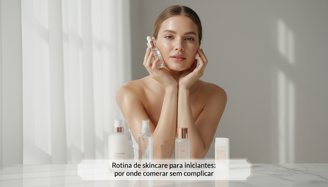 Rotina de skincare para iniciantes: por onde começar sem complicar