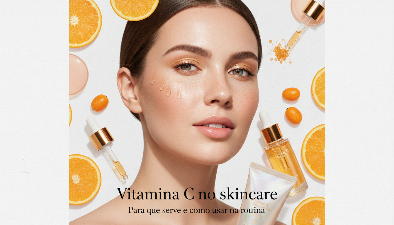 Vitamina C no skincare: para que serve e como usar na rotina