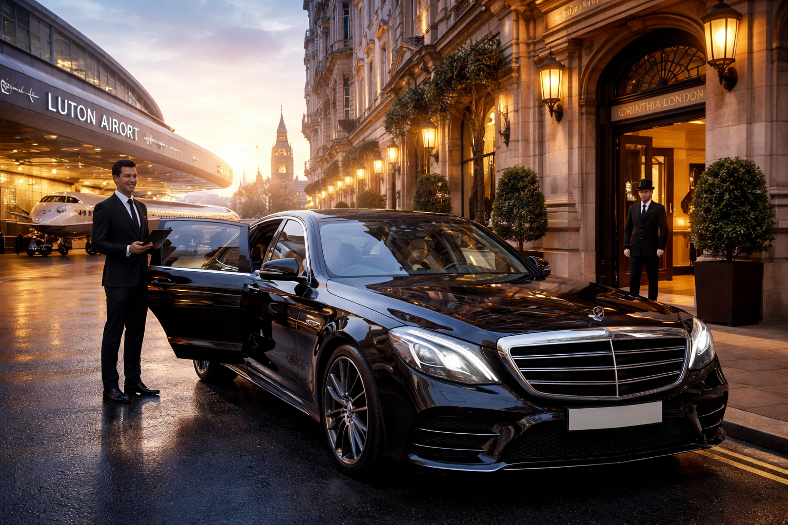 Luton Airport to Corinthia London Transfer Service