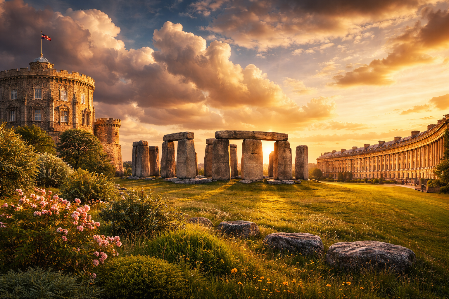 Windsor Castle, Bath & Stonehenge Tour