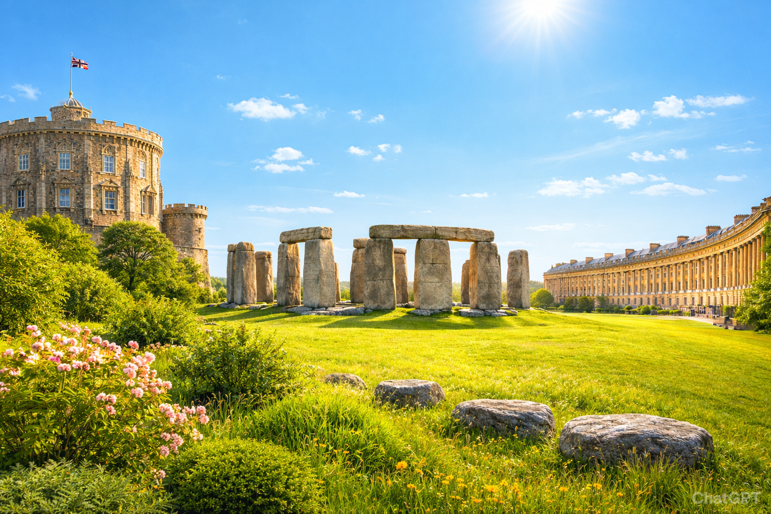 Windsor Castle, Bath & Stonehenge Tour