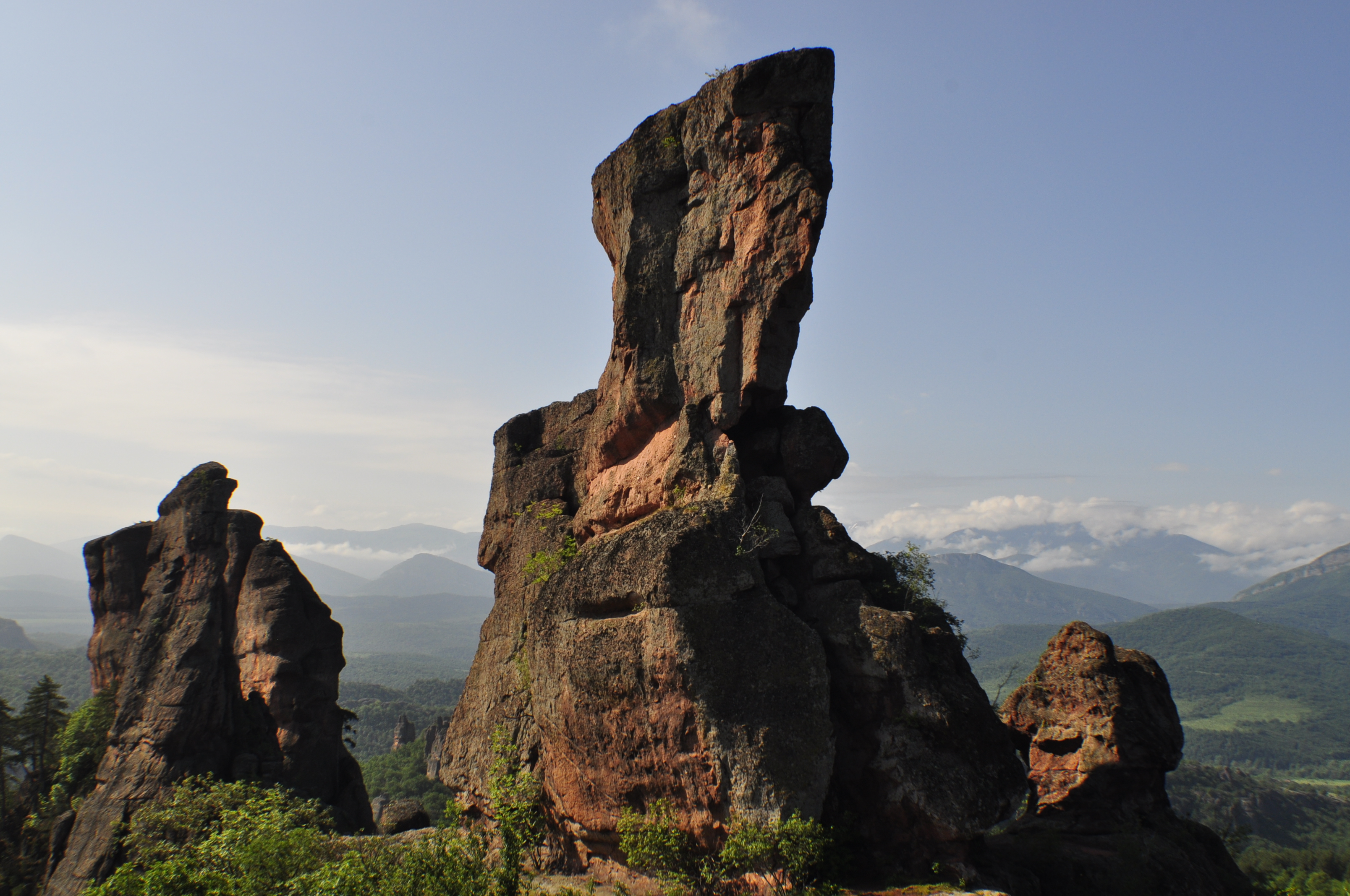 View to Belogradchik rocks in Bulgaria