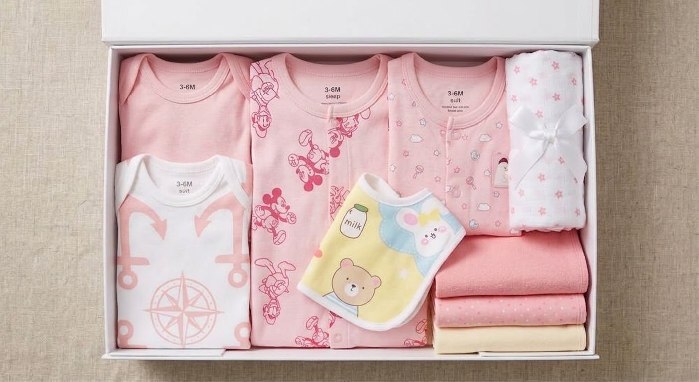 Hamper 3-6M - Pink Ducky