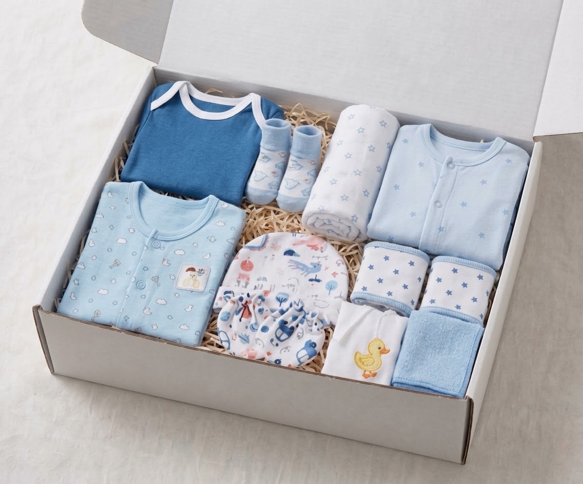 Hamper 0-3 M - Blue Kitty