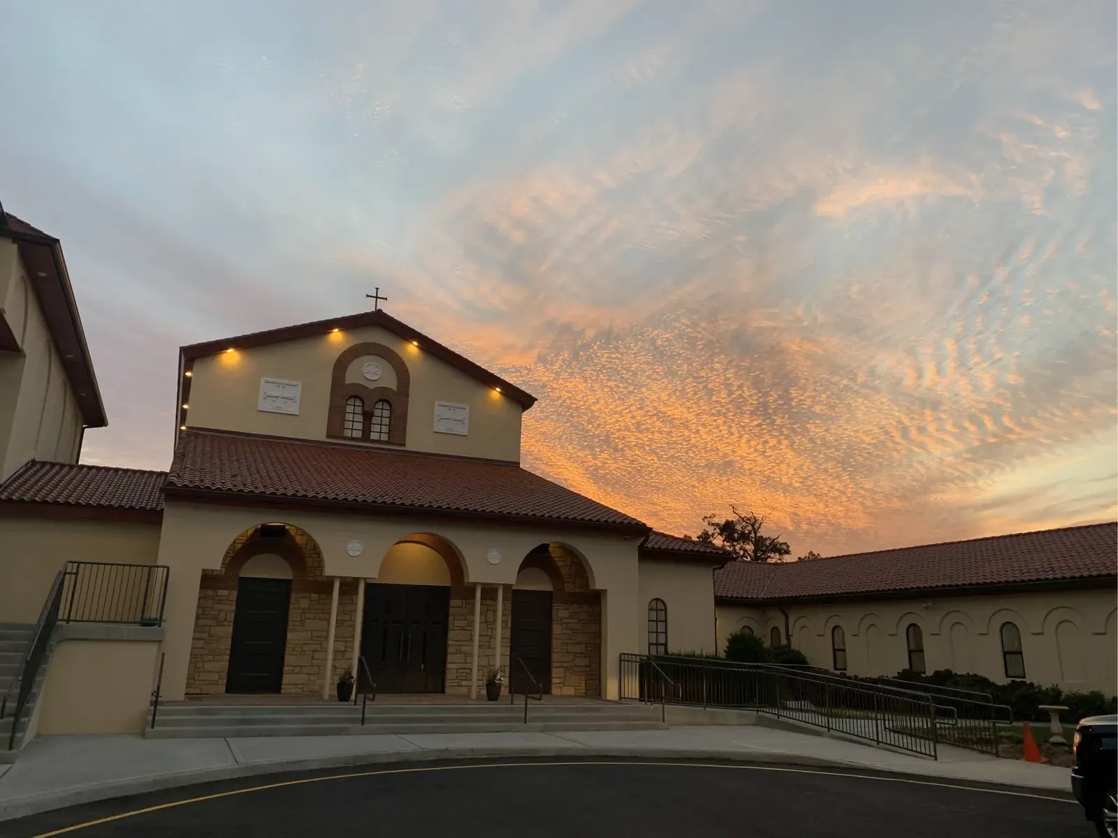 St. Nicholas Church at sunset