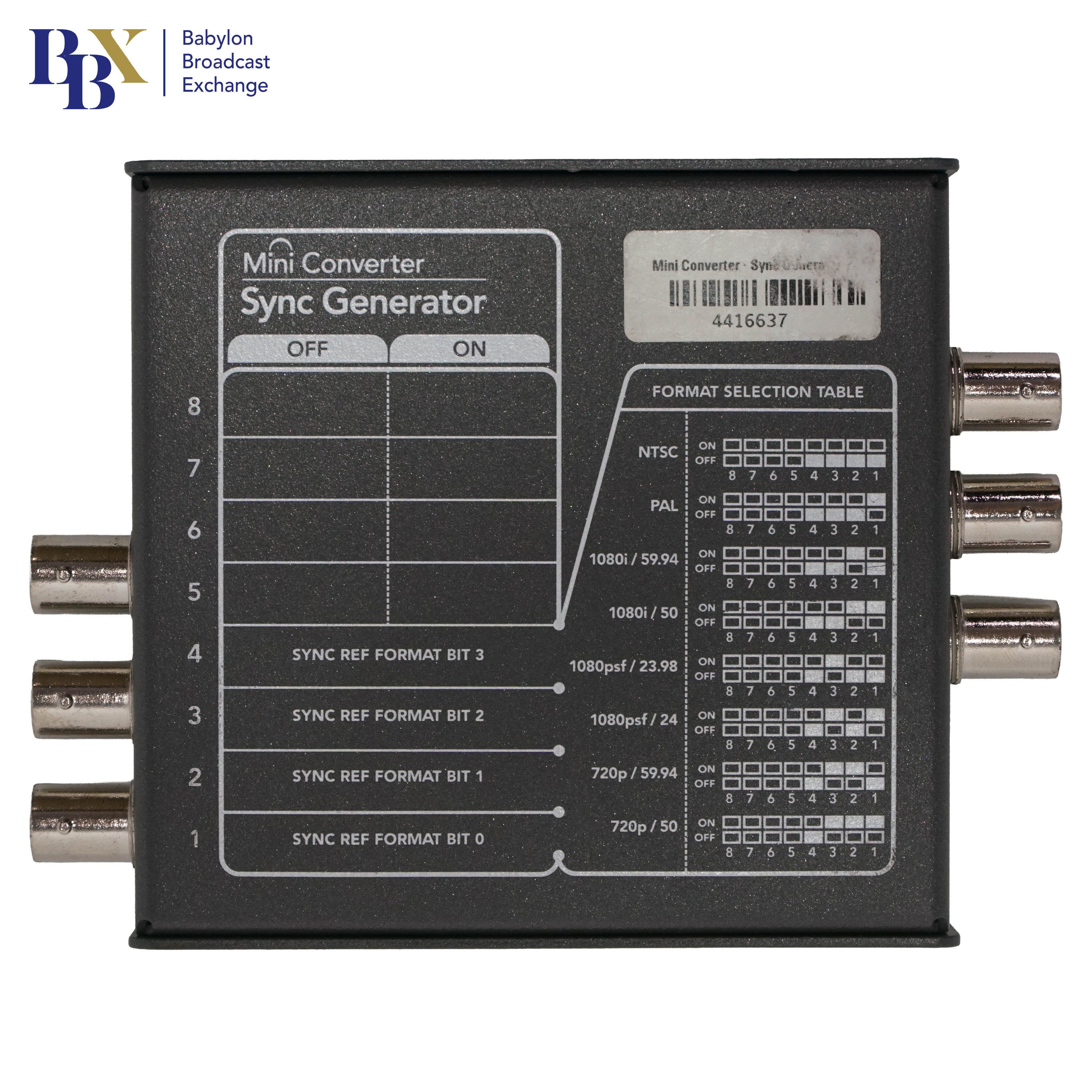 Blackmagic Sync Generator