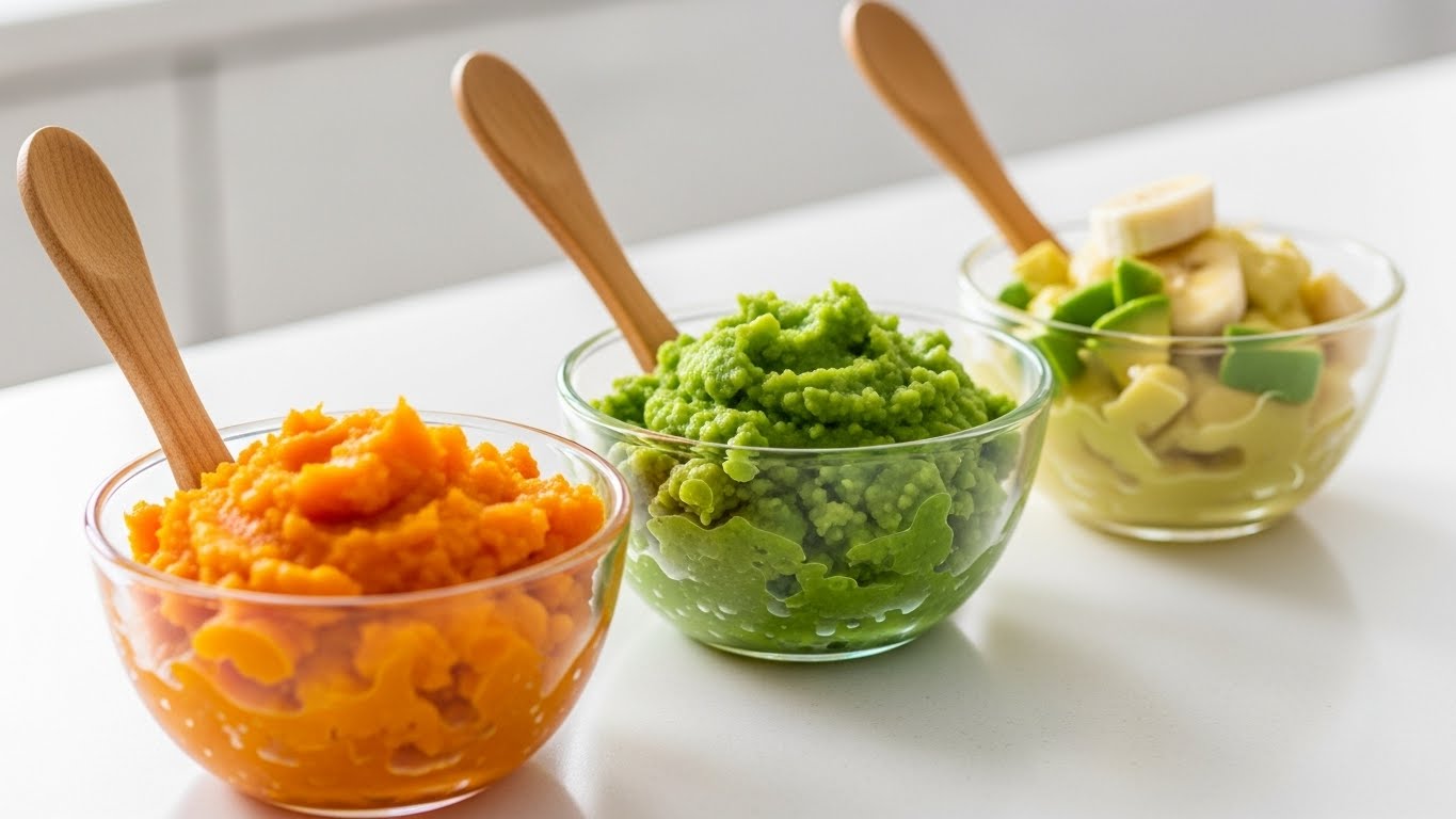 Healthy and Quick Homemade Baby Food Recipes for 6-12 Months