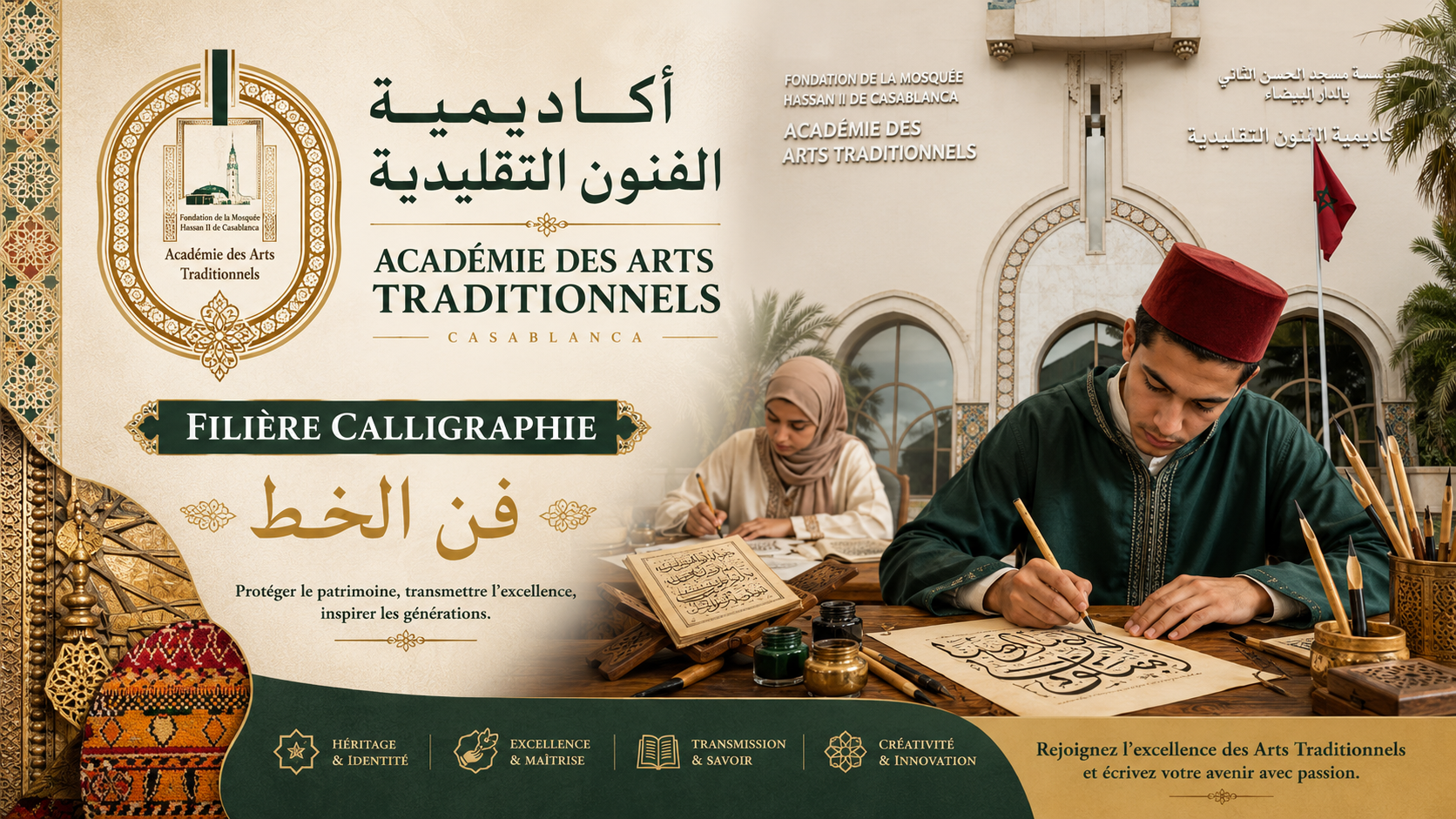 أكاديمية الفنون التقليدية – فن الخط (AAT Casa)