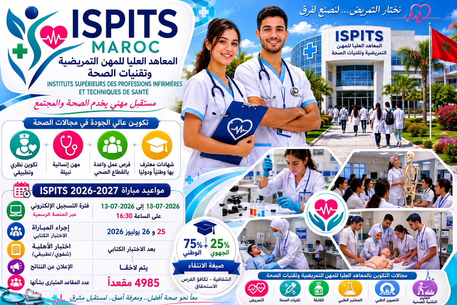 المعاهد العليا للمهن التمريضية وتقنيات الصحة   (ISPITS)