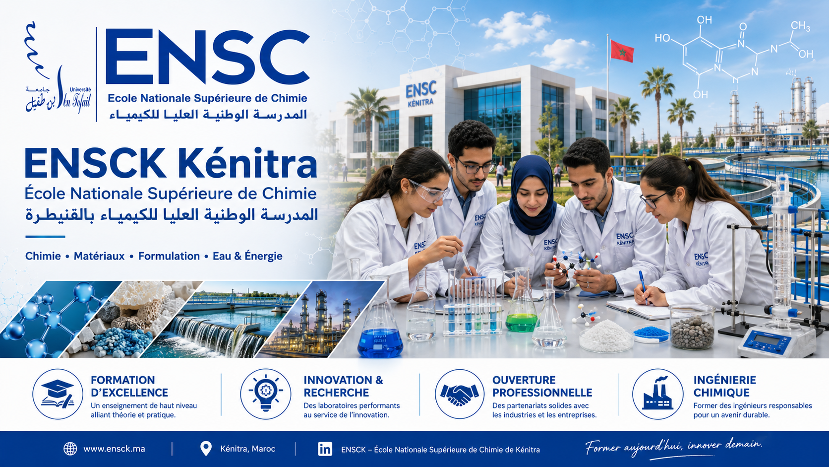 المدرسة الوطنية العليا للكيمياء بالقنيطرة (ENSC/ENSCK)