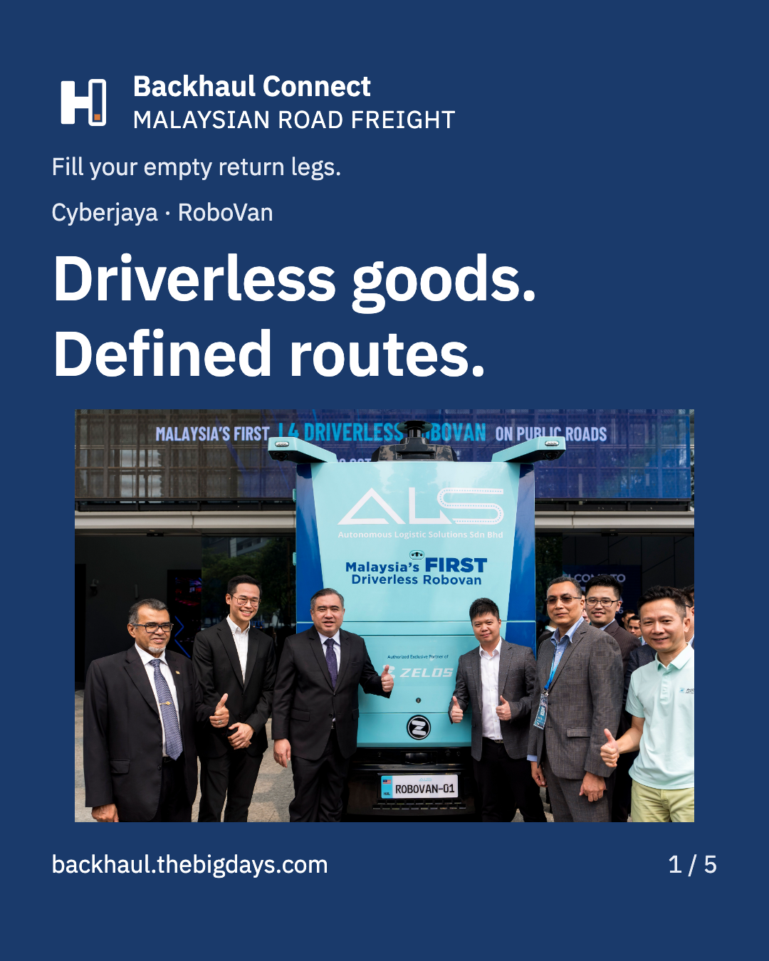 Cyberjaya RoboVan trial: what freight operators should watch