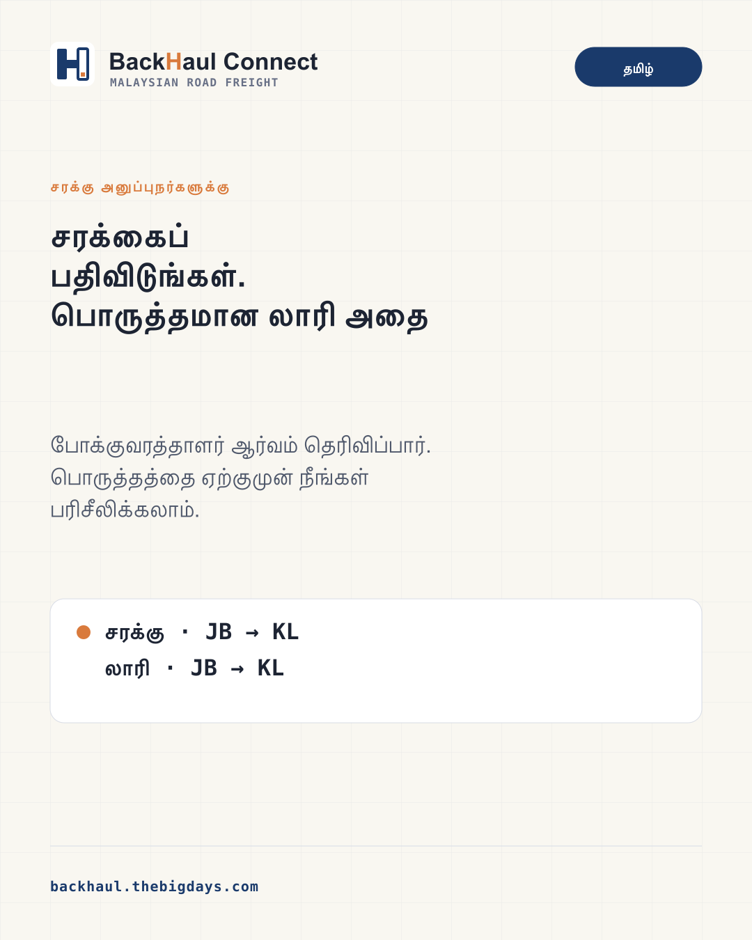 அனுப்புநர்களுக்கு: ஒரு சுமையை எப்படி பதிவிடுவது மற்றும் போக்குவரத்தாளர் ஆர்வத்தை மதிப்பாய்வு செய்வது